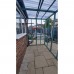  6ft x 9ft x 7ft5" Catio / Cat Lean to Waterproof Roof Painted Blue