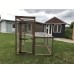 L- Shape Pet Rabbit Animal Run 8ft x 6ft with Small Hatch. 