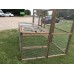 L- Shape Pet Rabbit Animal Run 8ft x 6ft with Small Hatch. 