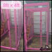 Pink 8FT X 4FT X 6ft High Freestanding Catio Enclosure